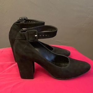 Robert Clergerie ankle strap block heel